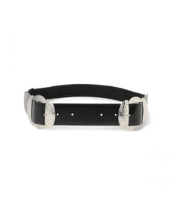 ▲○TOGA PULLA / Double Buckle ConchoBelt