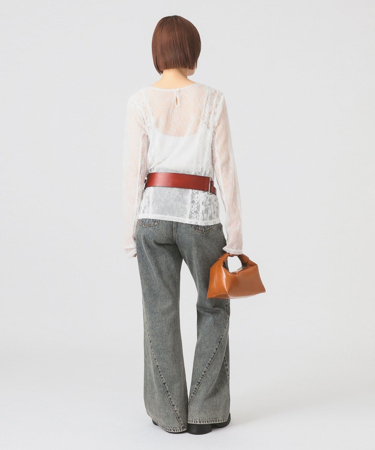 Ray BEAMS RBS プレートバックルベルト Ray BEAMS（レイ ビームス）ワイド ダブル バックル ベルト