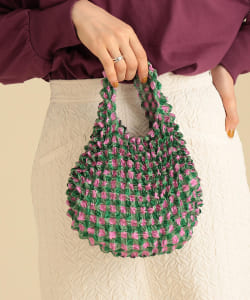 BUNZABURO × Ray BEAMS / 別注 Check Peti Bag