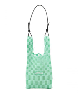 ▲○LASTFRAME / SHEER ICHIMATSU MARKET BAG SMALL