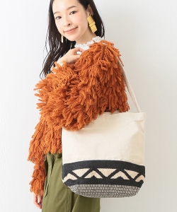 Lilas Campbell / キャンバス ウェーブン トート バッグ