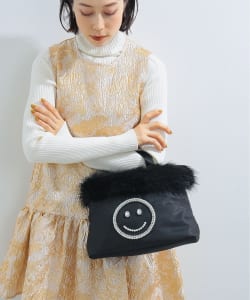 ECODECO / ナイロン ファー トートバッグ