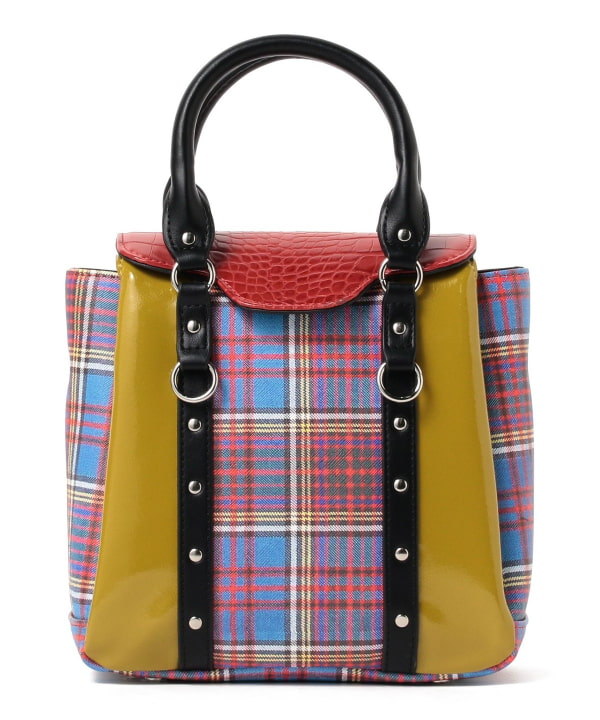 Ray BEAMS Ray BEAMS Ray BEAMS / check color scheme bag (bag