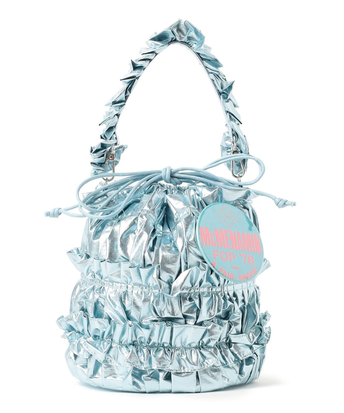 【タイムセール】☆guri BLUフリルBAG バッグ WOMEN Lt. BLUE ONE SIZE 【タイムセール】☆guri BLUフリルBAG バッグ WOMEN Lt. BLUE ONE SIZE