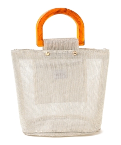 Casselini / ラメ メッシュ バッグ