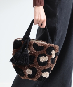 Lilas Campbell / レオパード トートバッグ