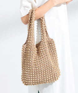 BALI WERKSTATTE / Wood Beads Bag