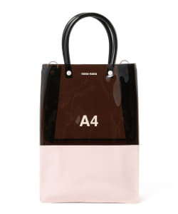 【WEB限定】nana-nana / PVC × OPAQUE A4 バッグ