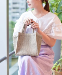 Ray BEAMS / スクエア カゴバッグ
