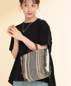Lilas Campbell × Ray BEAMS / 別注 フリンジ トートバッグ