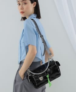 Casselini × Ray BEAMS / 別注 女裝 方形 口袋 肩背包