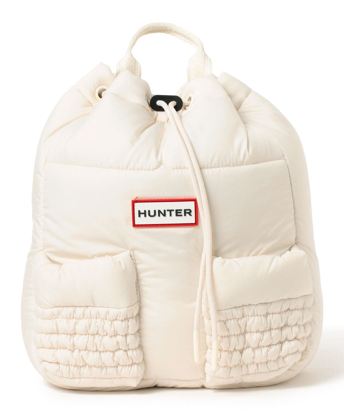 【WEB限定】HUNTER ハンター / スモークド パファー バックパック バッグ WOMEN WHITE WILLOW ONE SIZE
