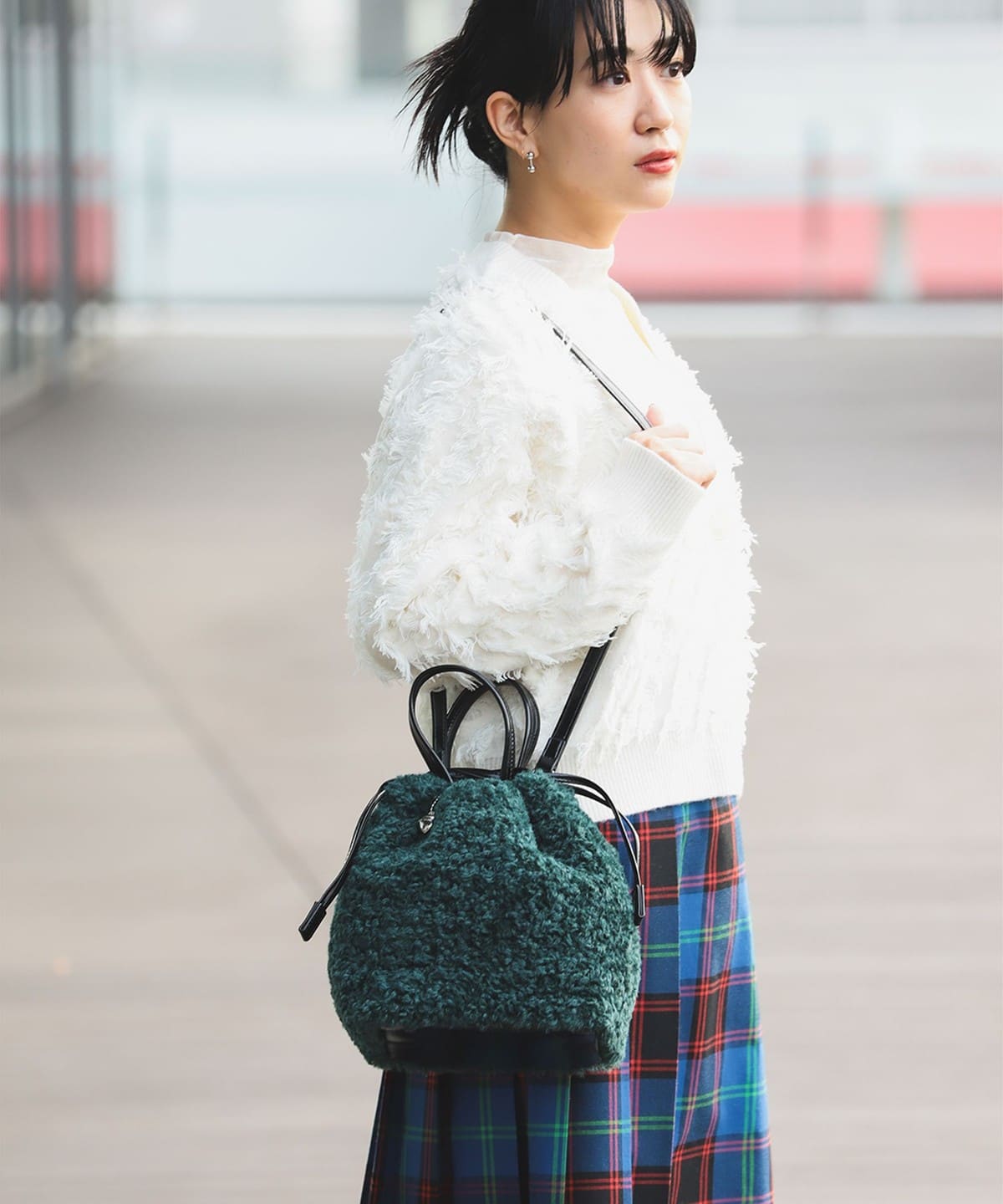 Ray BEAMS Ray BEAMS boa bag (bag tote bag) for sale | BEAMS Ray BEAMS Ray BEAMS boa bag (bag tote bag) for sale | BEAMS