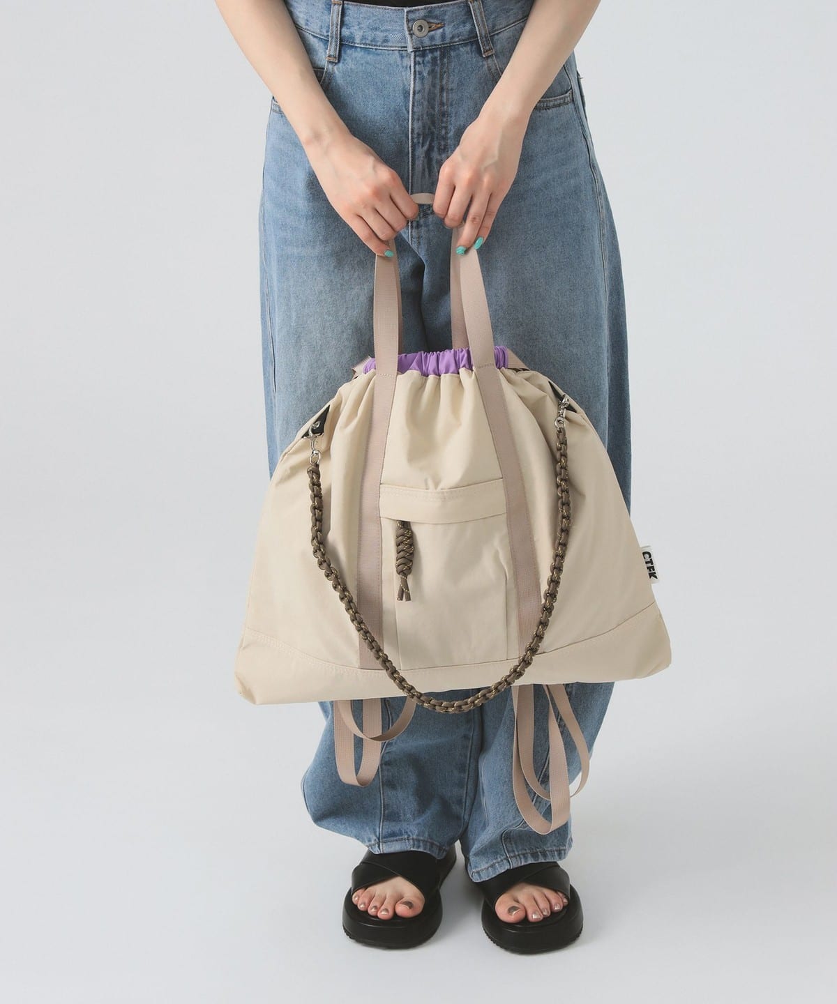 Ray BEAMS Ray BEAMS CONTROL FREAK / Nylon 3Way Tote Bag Ray BEAMS Ray BEAMS CONTROL FREAK / Nylon 3Way Tote Bag