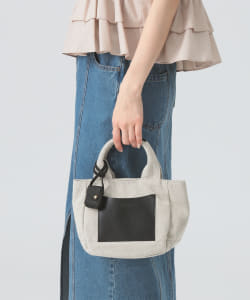 toleur / レザー ポケット トートバッグ