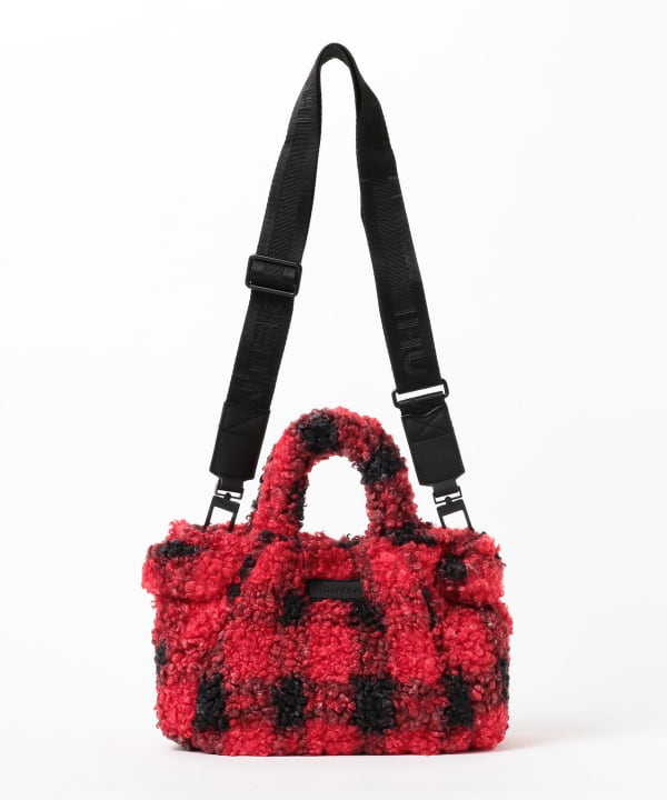 HUNTER / グラムチェック ブークレ ミニ トート HUNTER トートバッグ グラムチェック ブークレ ミニ トート