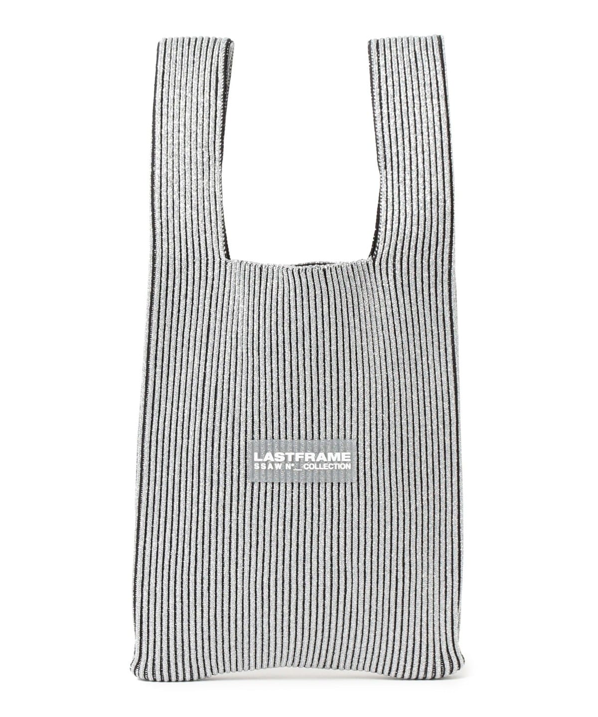 LASTFRAME ラストフレーム / KYOTO METALLIC MARKET BAG SMALL バッグ WOMEN Silver*Black ONE SIZE LASTFRAME ラストフレーム / KYOTO METALLIC MARKET BAG SMALL バッグ WOMEN Silver*Black ONE SIZE