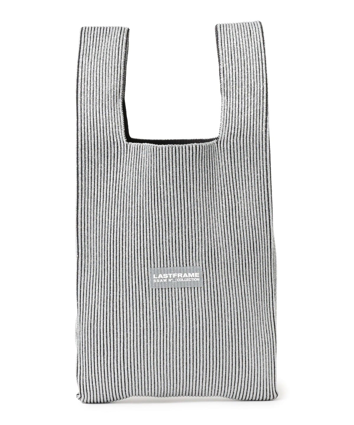 LASTFRAME ラストフレーム / KYOTO METALLIC MARKET BAG MEDIUM バッグ WOMEN Silver*Black ONE SIZE LASTFRAME ラストフレーム / KYOTO METALLIC MARKET BAG MEDIUM バッグ WOMEN Silver*Black ONE SIZE