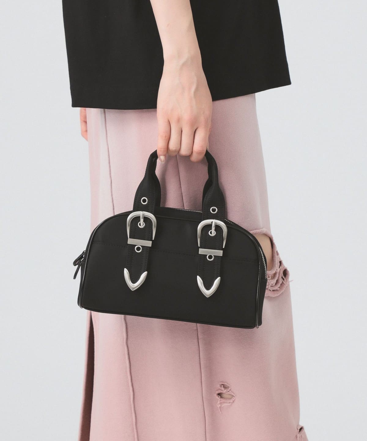 ナイロン ボストン バッグ バッグ WOMEN BLACK ONE SIZE ナイロン ボストン バッグ バッグ WOMEN BLACK ONE SIZE