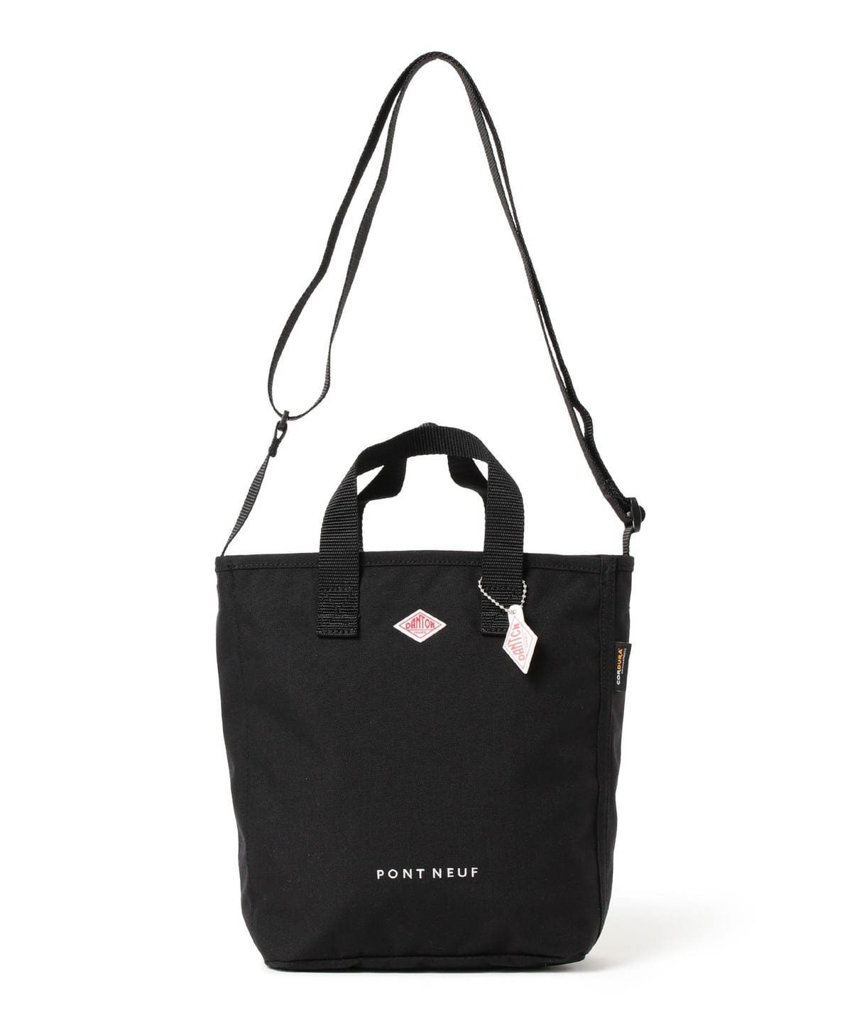 DANTON ダントン / CORDURA CANVAS 2WAY TOTE BAG〈PONT NEUF〉 バッグ WOMEN BLACK ONE SIZE