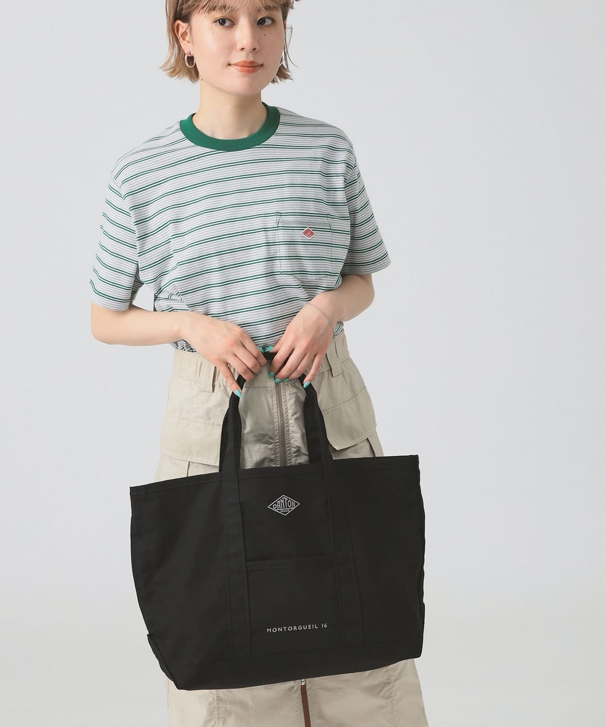 DANTON ダントン / モントルグイユ トートバッグ バッグ WOMEN BLACK ONE SIZE DANTON ダントン / モントルグイユ トートバッグ バッグ WOMEN BLACK ONE SIZE