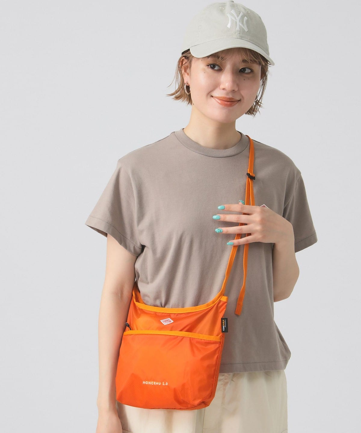 DANTON ダントン / CORDURA NYLON RIPSTOP SACOCHE バッグ WOMEN ORANGE ONE SIZE DANTON ダントン / CORDURA NYLON RIPSTOP SACOCHE バッグ WOMEN ORANGE ONE SIZE