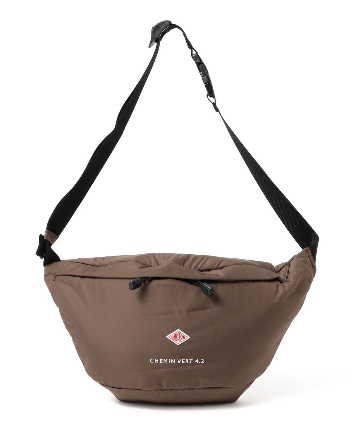 DANTON ダントン / POLYESTER TAFFETA SLING BAG バッグ WOMEN 180 BROWN(WHITE) ONE SIZE