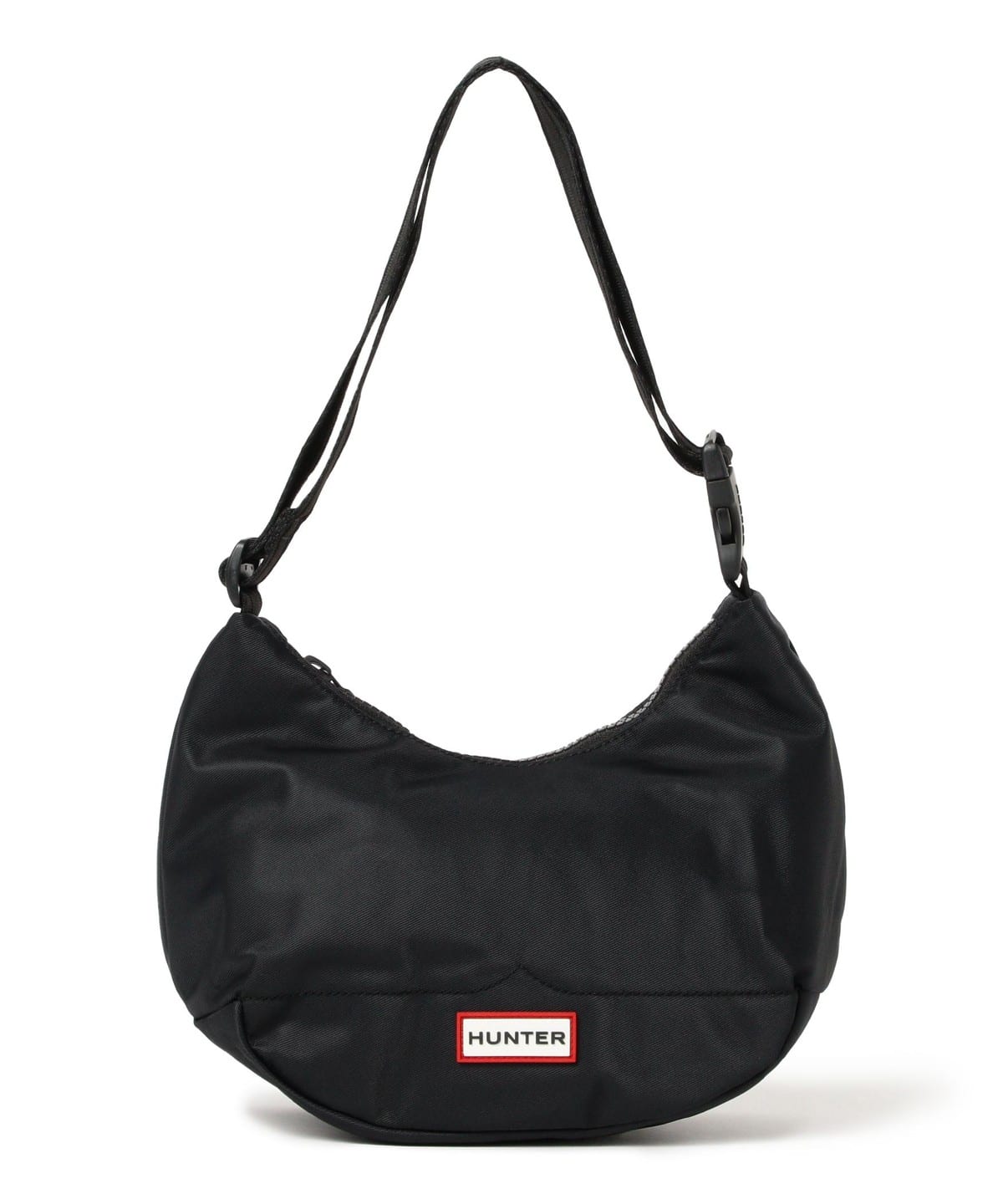【ポップアップ開催】HUNTER ハンター / ナイロン ミニ ホーボー バッグ WOMEN BLK ONE SIZE 【ポップアップ開催】HUNTER ハンター / ナイロン ミニ ホーボー バッグ WOMEN BLK ONE SIZE
