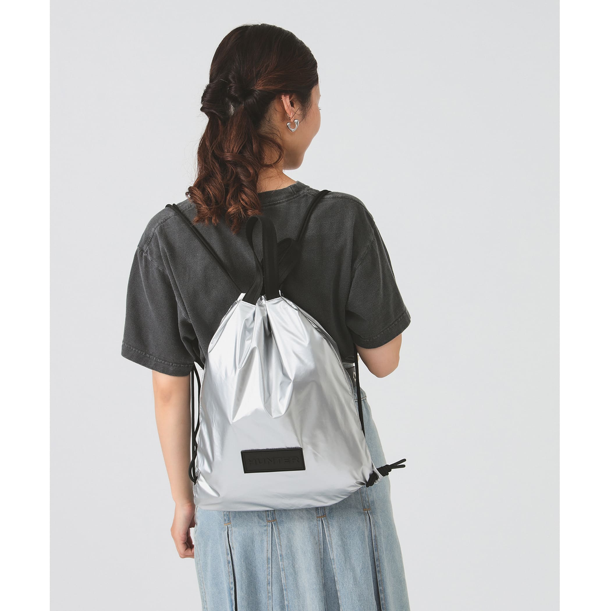 【ポップアップ開催】HUNTER ハンター / トラベル ドローストリング バックパック トート バッグ WOMEN SOL ONE SIZE 【ポップアップ開催】HUNTER ハンター / トラベル ドローストリング バックパック トート バッグ WOMEN SOL ONE SIZE