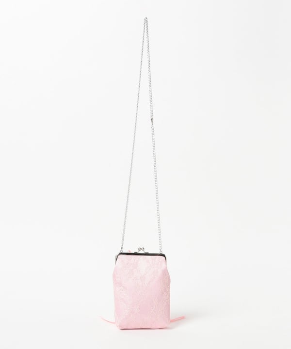 Ray BEAMS（レイ ビームス）guriguri / レースアップ がま口 バッグ