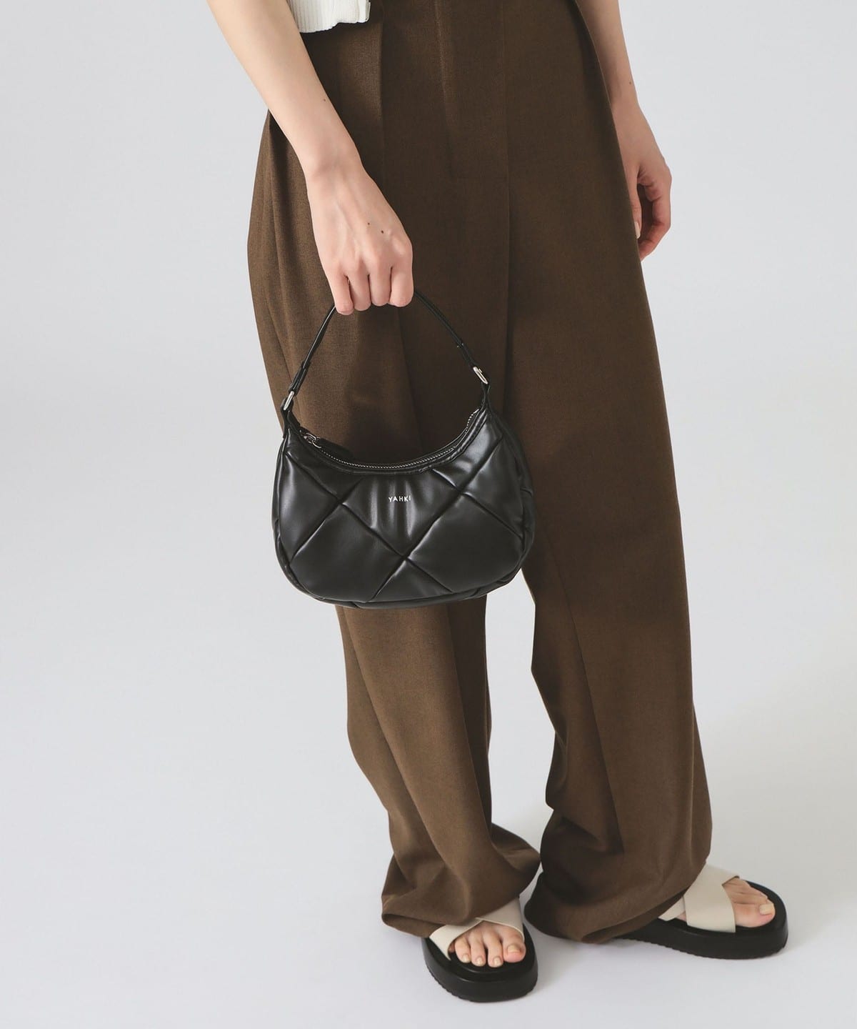 【WEB限定】YAHKI ヤーキ / YH-745 HAND BAG バッグ WOMEN BLACK ONE SIZE 【WEB限定】YAHKI ヤーキ / YH-745 HAND BAG バッグ WOMEN BLACK ONE SIZE