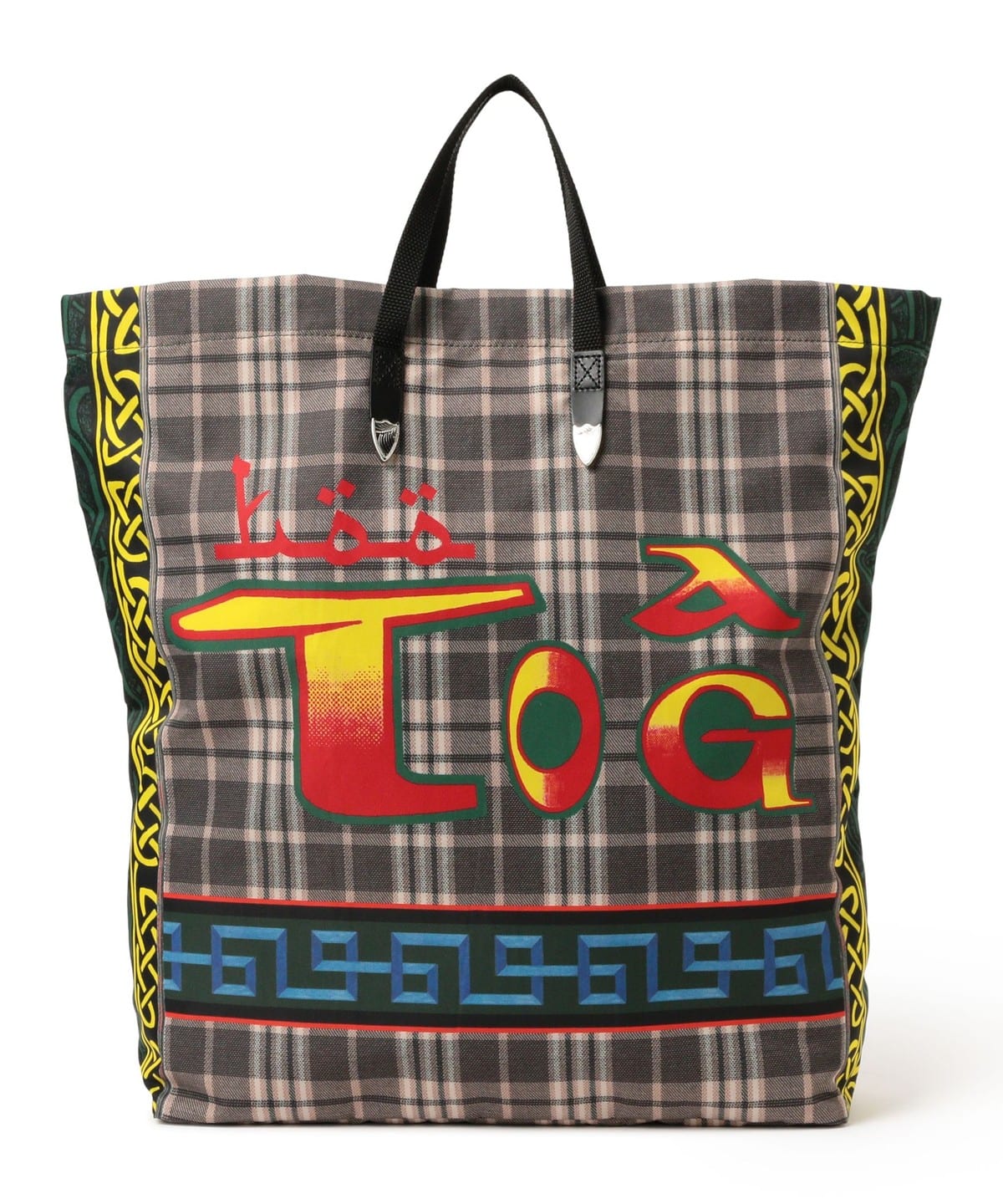 TOGA TOO / PRINT TOTE BAG バッグ WOMEN 24 GRAY ONE SIZE TOGA TOO / PRINT TOTE BAG バッグ WOMEN 24 GRAY ONE SIZE