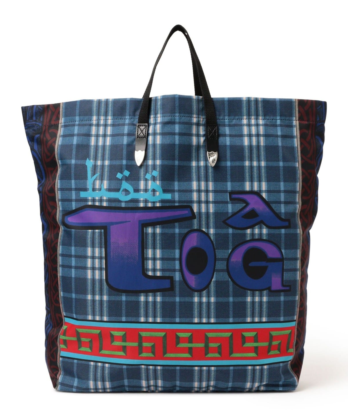 TOGA TOO / PRINT TOTE BAG バッグ WOMEN 12 BLUE ONE SIZE TOGA TOO / PRINT TOTE BAG バッグ WOMEN 12 BLUE ONE SIZE