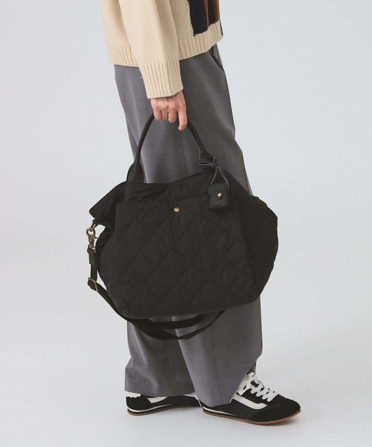 【別注】toleur トーラ / ナイロン キルト バッグ バッグ WOMEN BLACK ONE SIZE 【別注】toleur トーラ / ナイロン キルト バッグ バッグ WOMEN BLACK ONE SIZE