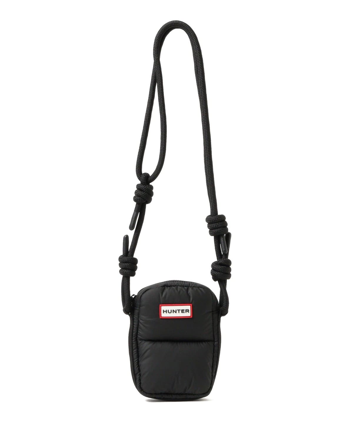 【WEB限定】HUNTER ハンター / イントレピッド エクストラ パフド フォンポーチ バッグ WOMEN ブラック ONE SIZE