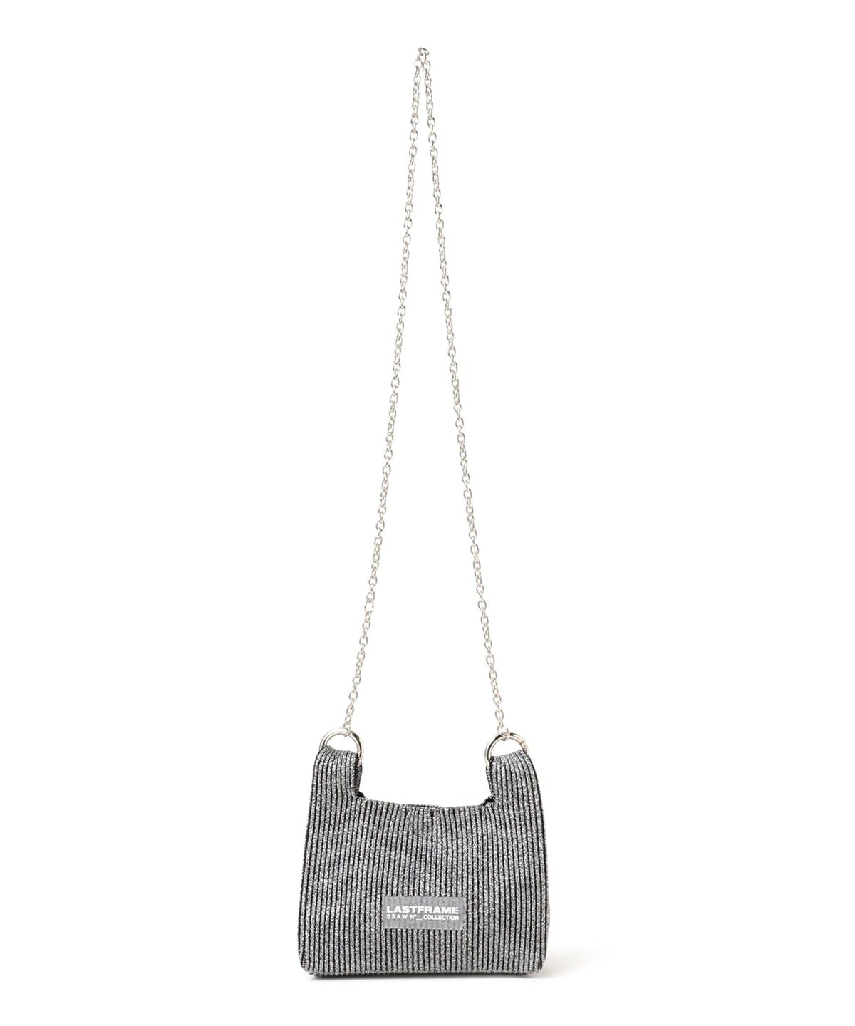 LASTFRAME ラストフレーム / KYOTO METALLIC WRAP BAG MINI バッグ WOMEN DarkSilver*Black ONE SIZE LASTFRAME ラストフレーム / KYOTO METALLIC WRAP BAG MINI バッグ WOMEN DarkSilver*Black ONE SIZE