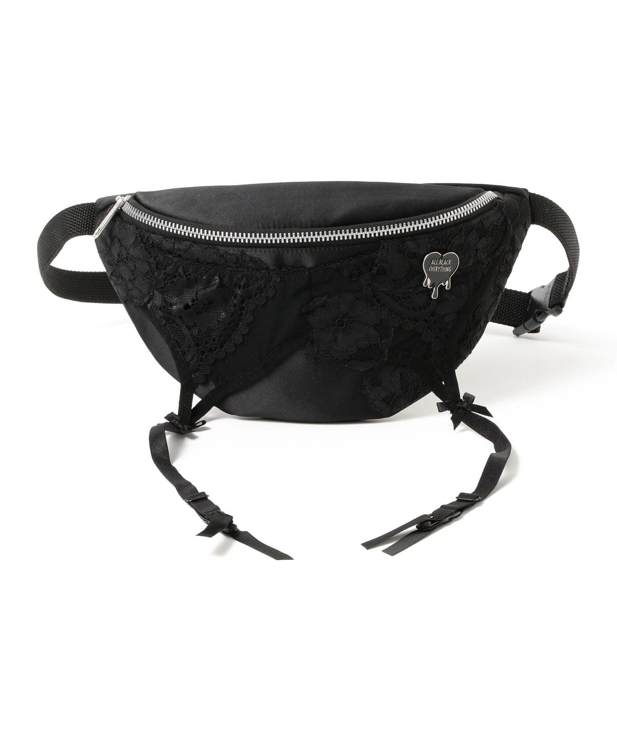 BEAMS ブラック ウエストバッグ Ray BEAMS（レイ ビームス）guriguri / ランジェリー ウエスト