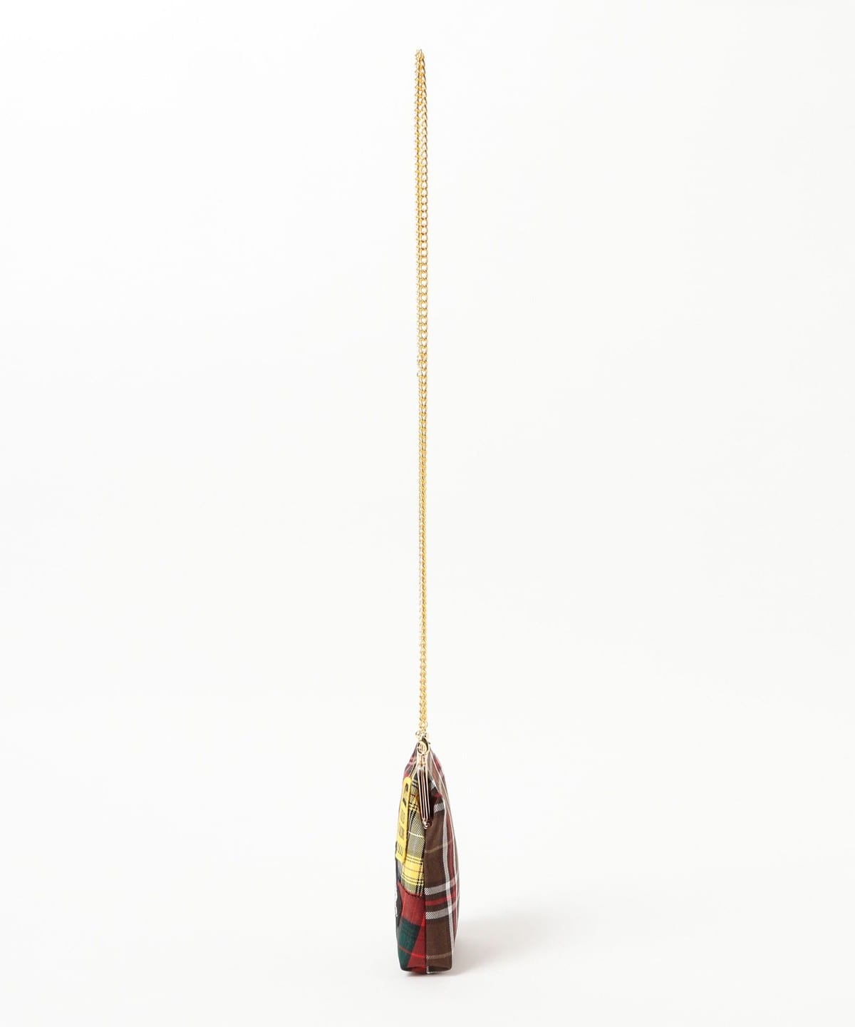 Ray BEAMS（レイ ビームス）guriguri / チェック パッチワーク ガマ口