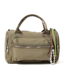 CONTROL FREAK / ミリタリー チャーム ボストン バッグ