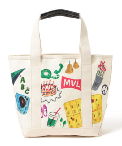 MUVEIL / 落書きプリントトートバッグ