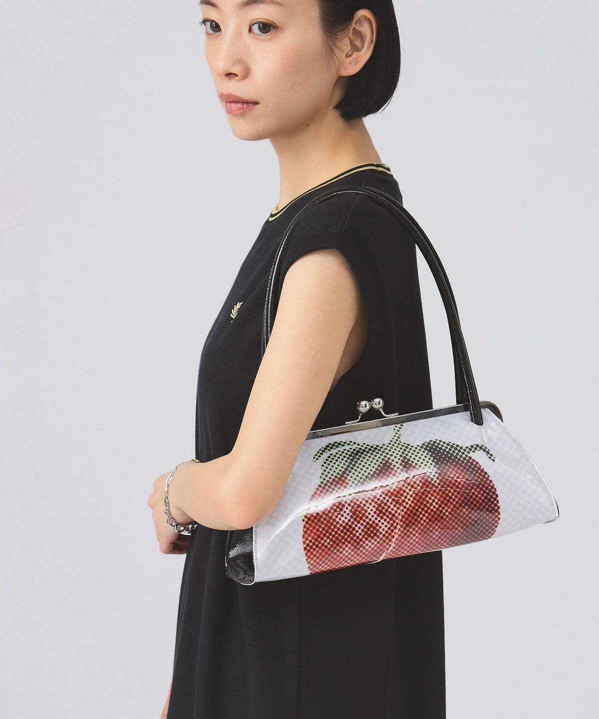 AREXTHENDERWANG ハンドバッグ ロッコ スタッズ ラム Ray BEAMS（レイ ビームス）HEY！Mrs ROSE / Overlap Boston Bag