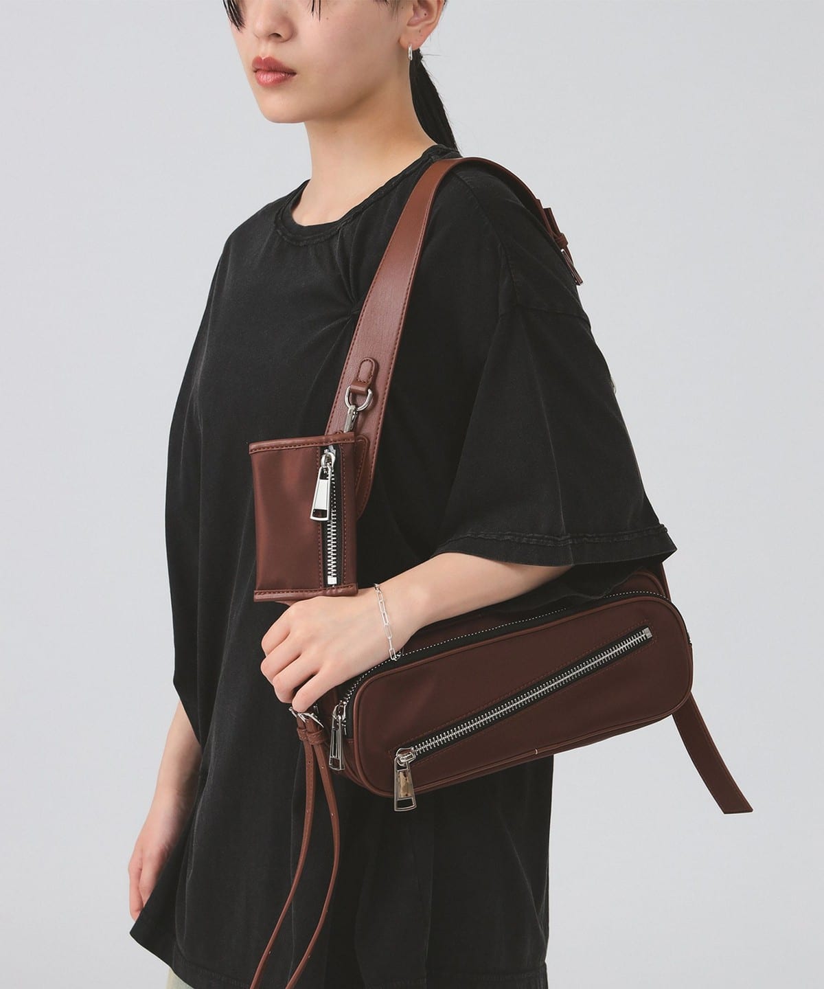 Ray beams ショルダーバッグ Ray BEAMS（レイ ビームス）ワイド ショルダー バッグ（バッグ