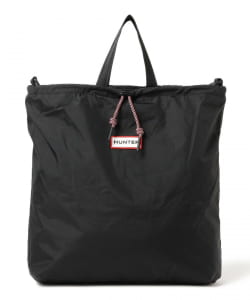 【WEB限定】HUNTER / トラベル マルチファンクション パッカブル トート