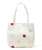 Ivory and Multicolour Polka
