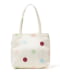 Ivory and Multicolour Polka
