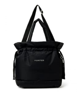 【WEB限定】HUNTER / プレミアム ナイロン ルーシュド トート