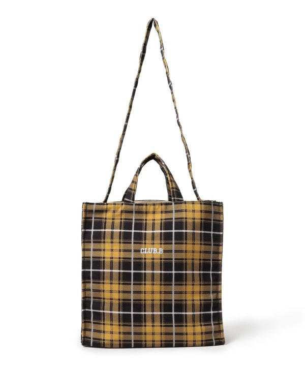 【別注】beej × Ray BEAMS / Tartan Check Box Bag
