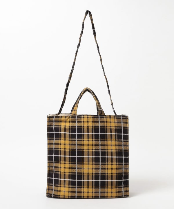 【別注】beej × Ray BEAMS / Tartan Check Box Bag