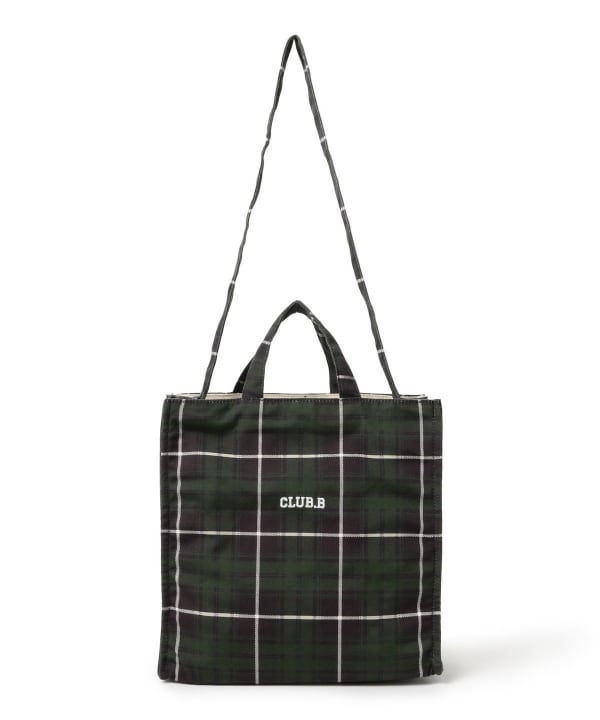 【別注】beej × Ray BEAMS / Tartan Check Box Bag