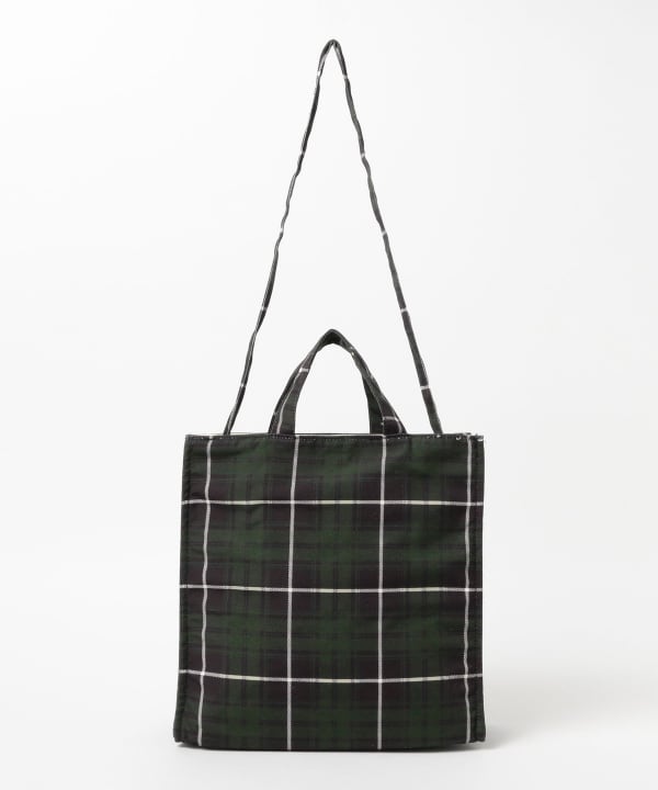 【別注】beej × Ray BEAMS / Tartan Check Box Bag